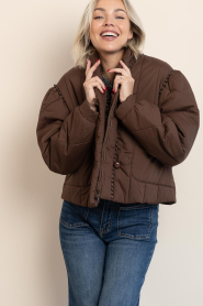 Antik Batik |  Padded jacket Betty | brown | Picture 4