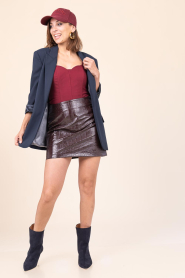 Co'Couture |  Fitted body Colton | burgundy | Picture 3