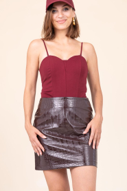 Co'Couture |  Fitted body Colton | burgundy | Picture 4