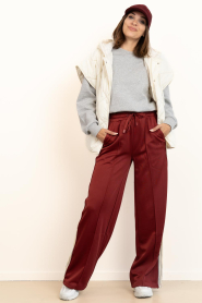 Co'Couture |  Sweater with logo Zoe | grey | Picture 3