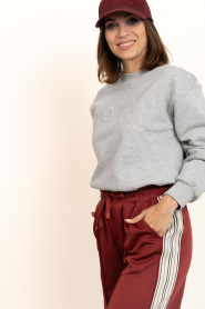 Co'Couture |  Sweater with logo Zoe | grey | Picture 7