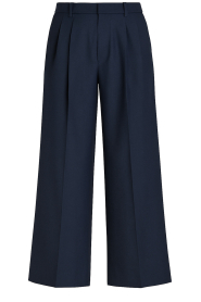 Co'Couture |  Straight leg trousers Marin | blue | Picture 1