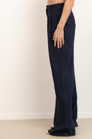 Co'Couture |  Straight leg trousers Marin | blue | Picture 5