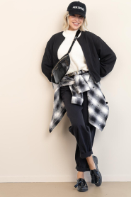 Co'Couture |  Balloon bomber jacket Luna | black | Picture 3