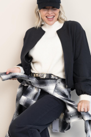 Co'Couture |  Balloon bomber jacket Luna | black | Picture 4