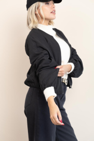 Co'Couture |  Balloon bomber jacket Luna | black | Picture 7