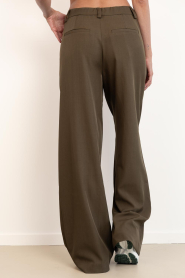 Co'Couture |  Wide leg trousers Luna | dark green | Picture 6