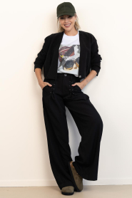 Co'Couture |  Wide leg trousers Luna | black | Picture 4