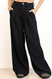 Co'Couture |  Wide leg trousers Luna | black | Picture 5