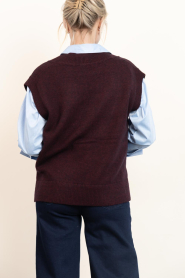 Co'Couture |  Spencer with V-neck Maja | burgundy | Picture 8