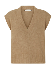Co'Couture |  Spencer with V-neck Maja | beige | Picture 1