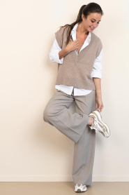 Co'Couture |  Spencer with V-neck Maja | beige | Picture 3