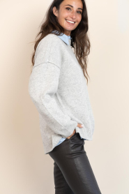 Co'Couture |  Basic sweater Maja | grey | Picture 7