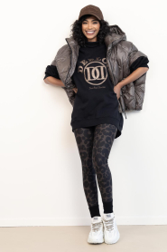 Deblon |  Sweater with logo Tess | black | Picture 3