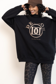 Deblon |  Sweater with logo Tess | black | Picture 5