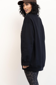 Deblon |  Sweater with logo Tess | black | Picture 8