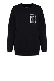 Deblon |  Sweater with logo Lucie | black | Picture 1
