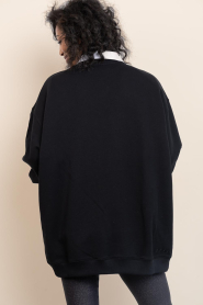 Deblon |  Sweater with logo Lucie | black | Picture 7