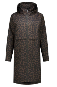 Deblon |  Leopard print raincoat Romy | animal print | Picture 1