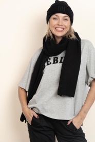 Deblon |  Knitted beanie Bini | black | Picture 3