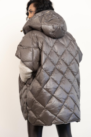 Deblon |  Padded poncho Carice | brown | Picture 7