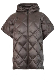 Deblon |  Padded poncho Carice | brown | Picture 1