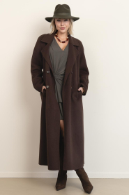 IRO |  Mini dress with draped effect Tamari | green | Picture 3