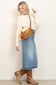 IRO |  Non-stretch denim skirt Siryne | blue | Picture 4