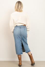 IRO |  Non-stretch denim skirt Siryne | blue | Picture 8