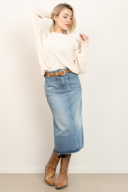 IRO |  Non-stretch denim skirt Siryne | blue | Picture 6