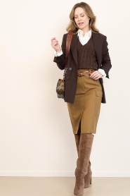 IRO |  Gargo midi skirt Carrie | camel | Picture 2