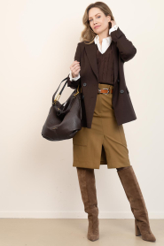 IRO |  Gargo midi skirt Carrie | camel | Picture 3