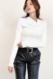 IRO |  Top with asymmetrical Mala | natural  | Picture 4