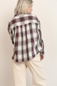 by-bar |  Checkered blouse Sarah | red | Picture 7