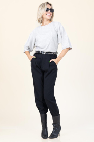 by-bar |  T-shirt with flared sleeves Kae | grey | Picture 4