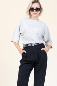 by-bar |  T-shirt with flared sleeves Kae | grey | Picture 5