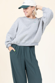 by-bar |  Sweater with metallic print Bibi | grey | Picture 5
