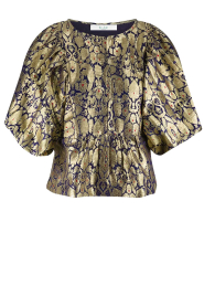 by-bar |  Top with puffed sleeves Avalon | gold | Picture 1