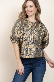 by-bar |  Top with puffed sleeves Avalon | gold | Picture 4