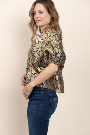 by-bar |  Top with puffed sleeves Avalon | gold | Picture 5
