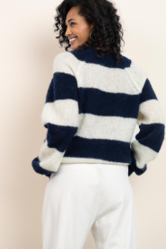 by-bar |  Mohair striped sweater Sian | blue | Picture 10