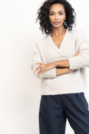 by-bar |  Alpaca mix sweater Perle | beige | Picture 10