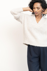 by-bar |  Alpaca mix sweater Perle | beige | Picture 5