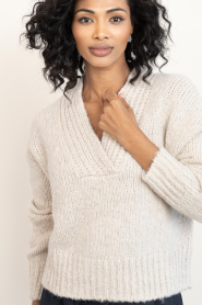 by-bar |  Alpaca mix sweater Perle | beige | Picture 9