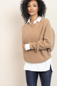 by-bar |  Merino wool sweater Meadow | beige | Picture 6