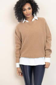 by-bar |  Merino wool sweater Meadow | beige | Picture 5