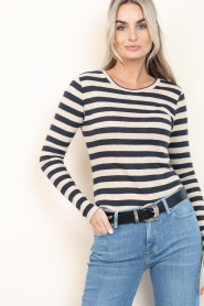 by-bar |  Striped top Basic Big | blue | Picture 5