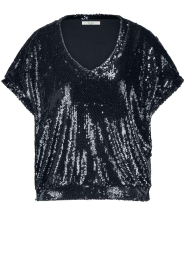 by-bar |  Top with sequins Tyler | dark blue | Picture 1