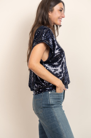 by-bar |  Top with sequins Tyler | dark blue | Picture 5