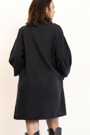 by-bar |  Denim mini dress Pino | black | Picture 7